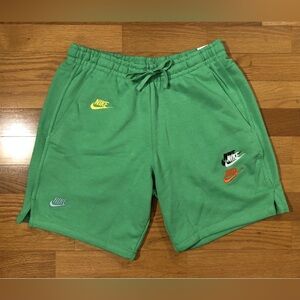 Nike Sportswear Essentials+ French Terry Shorts in  "Vivid Green" Size Small